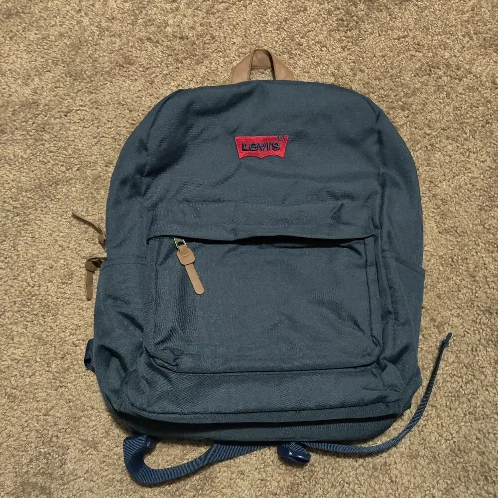 Levi's Kids School Backpack Navy Brown Boys‎ / Girls New